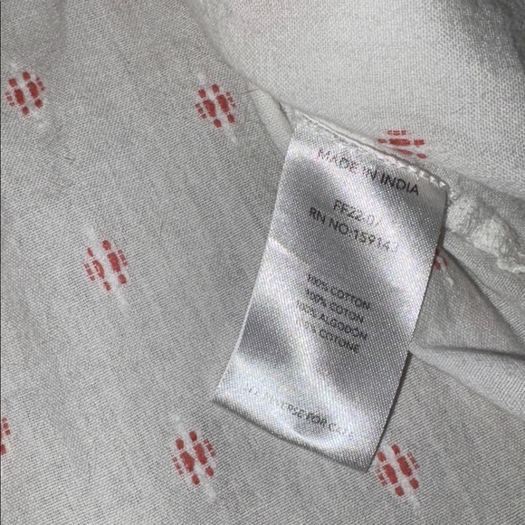 Luminary Fine Collection Button Down Top Size M - Picture 4 of 10